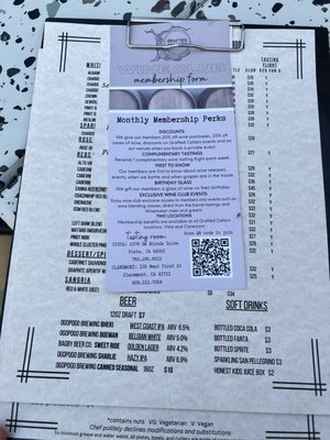 Menu photo 7 Grafted Cellars Claremont, CA