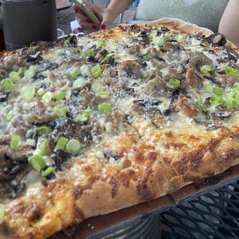 Cornerstone Artisanal Pizza & Craft Beer - Market sausage and mushroom - Pizza Near Me - Ogunquit, Maine Cornerstone Artisanal Pizza & Craft Beer - Market sausage and mushroom - Pizza Near Me - Ogunquit, Maine