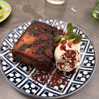 Shuka - Chocolate Babka French Toast - Mediterranean Near Me - New York, New York Shuka - Chocolate Babka French Toast - Mediterranean Near Me - New York, New York
