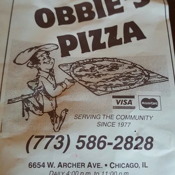 Obbie's Pizza - Pizza Near Me - Chicago, Illinois