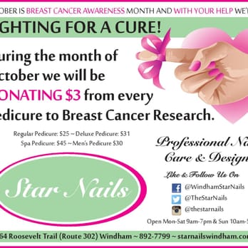 Star Nails - Help us fighting against cancer - Nail Salons Near Me - Windham, Maine Star Nails - Help us fighting against cancer - Nail Salons Near Me - Windham, Maine