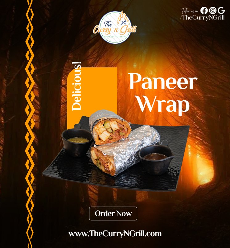 The Curry N Grill Logo