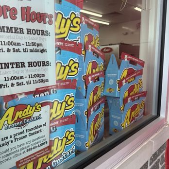Andy's Frozen Custard - Store hours - Ice Cream & Frozen Yogurt Near Me - O'Fallon, Missouri