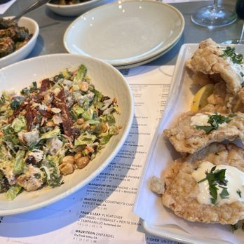 Sixty Vines - Cali Chicken Chop, crispy brussels. Love, love, love the brussels! - New American Near Me - Charlotte, North Carolina Sixty Vines - Cali Chicken Chop, crispy brussels. Love, love, love the brussels! - New American Near Me - Charlotte, North Carolina