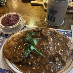Jgerschnitzel, the hubs dish. He feels guilty eating veal but not when eating this. 10000/10 on his rating scale. Jgerschnitzel, the hubs dish. He feels guilty eating veal but not when eating this. 10000/10 on his rating scale.