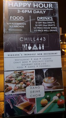 Menu photo 3 Chill 443 Niagara Falls, NY