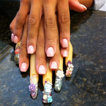 Bombshell Nail & Spa - Giang did the perfect pinkies! - Nail Salons Near Me - Las Vegas, Nevada