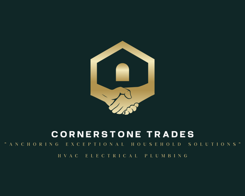 Cornerstone Trades Hvac,Electrical and Plumbing Logo
