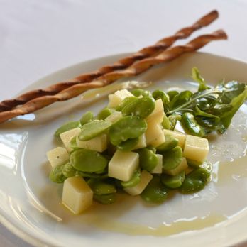 Coco Pazzo - Fava bean & Tuscan Pecorino salad - Tuscan Near Me - Chicago, Illinois Coco Pazzo - Fava bean & Tuscan Pecorino salad - Tuscan Near Me - Chicago, Illinois