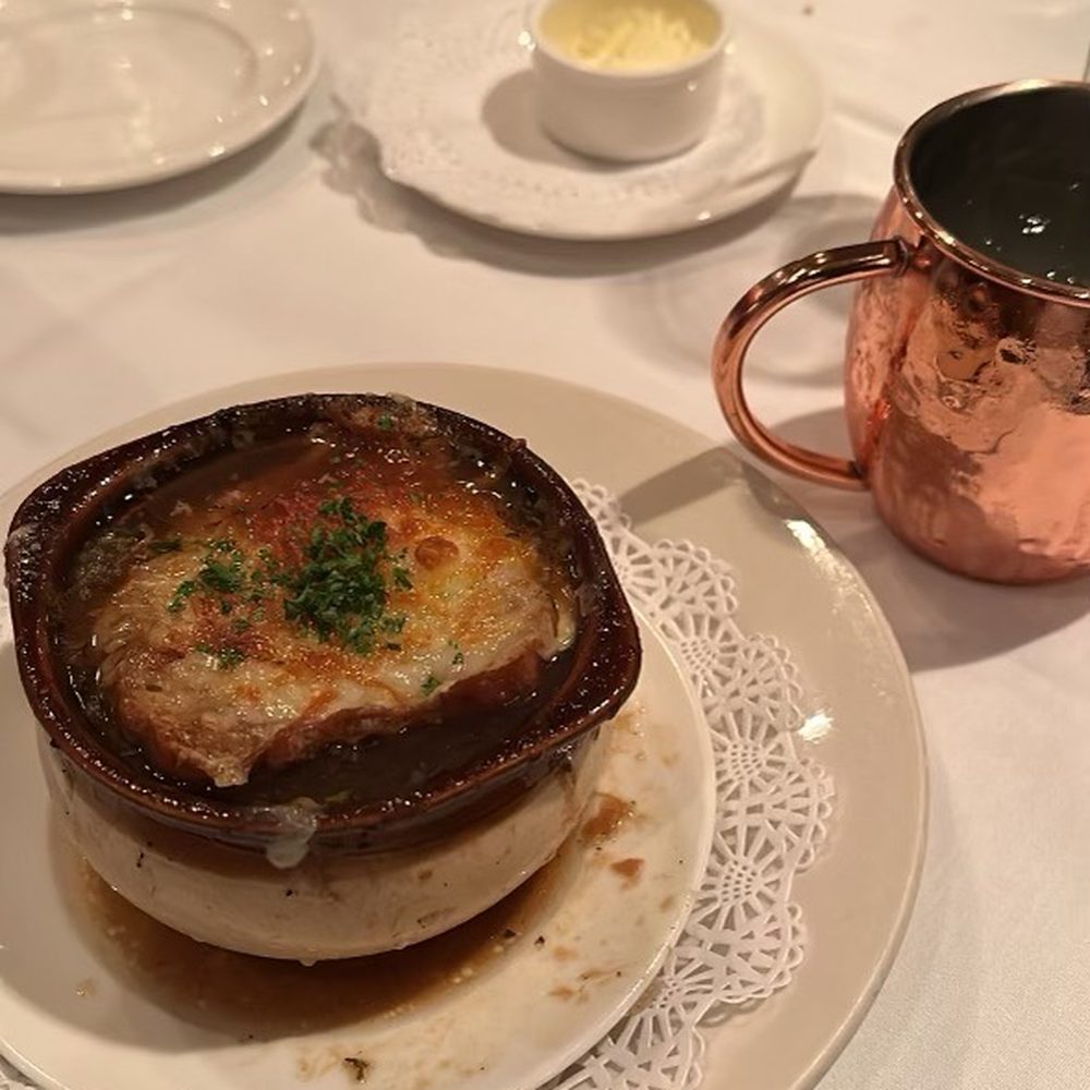 Buckhead's - French onion soup and Caesar salad. - Steakhouses Near Me - Richmond, Virginia Buckhead's - French onion soup and Caesar salad. - Steakhouses Near Me - Richmond, Virginia