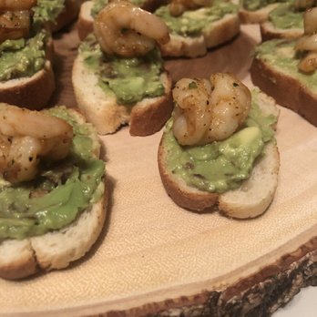 Kash Cadét Catering - Shrimp and bacon avocado crostini -yum!!! - Caterers Near Me - San Jose, California