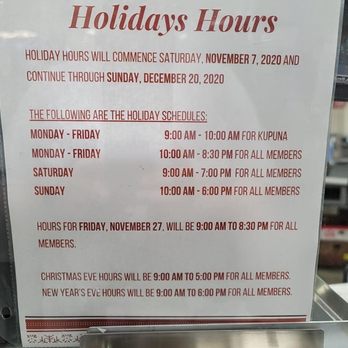 Costco - New holiday hours starting Nov 7th - Wholesale Stores Near Me - Kapolei, Hawaii Costco - New holiday hours starting Nov 7th - Wholesale Stores Near Me - Kapolei, Hawaii