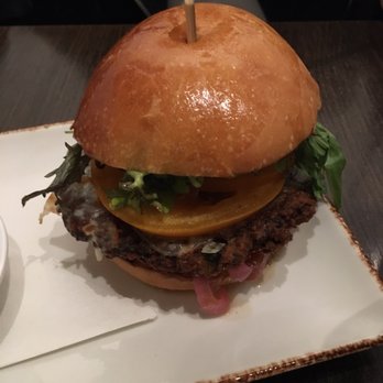 Richmond Station - Wild leek & chickpea burger - Canadian (New) Near Me - Toronto, Ontario