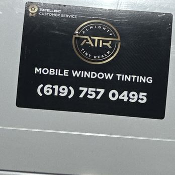 Almighty Tint Realm - Business information - Car Window Tinting Near Me - San Diego, California