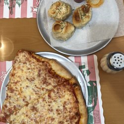 F & J Pizzeria - 2 plain and 3 garlic knots. yummmmmmm