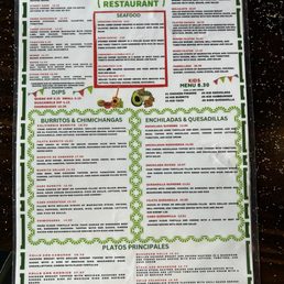 Menu Menu