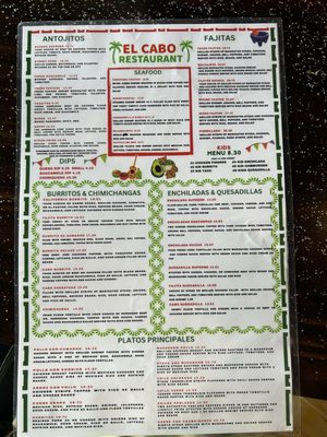 Menu photo 5 El Cabo Restaurant Jacksonville, FL Menu photo 5 El Cabo Restaurant Jacksonville, FL