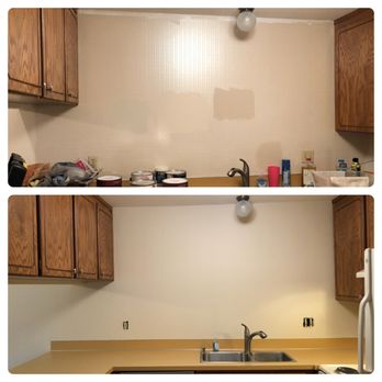 Bradley Paint Company - Covered up some wall paper! - Painters Near Me