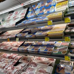 Good meat & poultry section Good meat & poultry section
