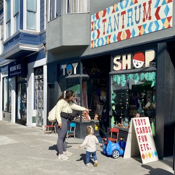 TANTRUM - mother showing their child our windows - Toy Stores Near Me - San Francisco, California TANTRUM - mother showing their child our windows - Toy Stores Near Me - San Francisco, California