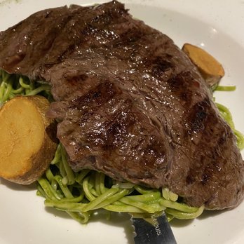 La Chacra - Fettuccine Fettuccini Verde over Skirt - Peruvian Near Me - Brooklyn, New York