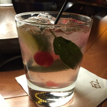 Seasons 52 - A basil raspberry cocktail - New American Near Me - Burlington, Massachusetts Seasons 52 - A basil raspberry cocktail - New American Near Me - Burlington, Massachusetts