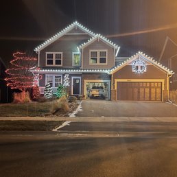 Front yard lights.