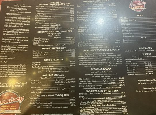 Menu photo 8 Germantown Commissary Germantown, TN Menu photo 8 Germantown Commissary Germantown, TN