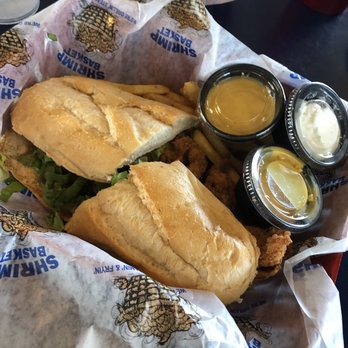Shrimp Basket - Chicken po-boy - Seafood Near Me - Destin, Florida Shrimp Basket - Chicken po-boy - Seafood Near Me - Destin, Florida