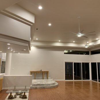 Anytime Electric - Recessed Lighting and 72" Ceiling Fans - Electricians Near Me