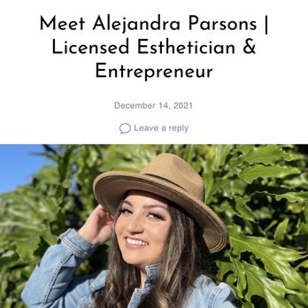 Aesthetically Alejandra - Featured in the December 2021 issue of SHOUTOUT SOCAL for San Diego Voyager Magazine. - Estheticians Near Me - San Diego, California Aesthetically Alejandra - Featured in the December 2021 issue of SHOUTOUT SOCAL for San Diego Voyager Magazine. - Estheticians Near Me - San Diego, California
