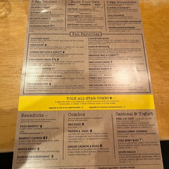 Yolk - South Loop - Menu - Breakfast & Brunch Near Me - Chicago, Illinois