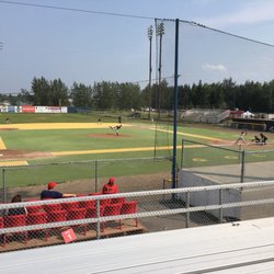 Growden Memorial Park - Red seats are season ticket seats