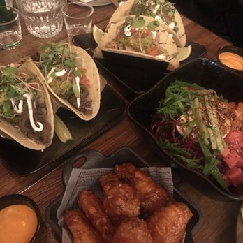 Barn Joo 35 - Tacos, Soy Garlic Wings and Spicy Momil - Korean Near Me - New York, New York Barn Joo 35 - Tacos, Soy Garlic Wings and Spicy Momil - Korean Near Me - New York, New York