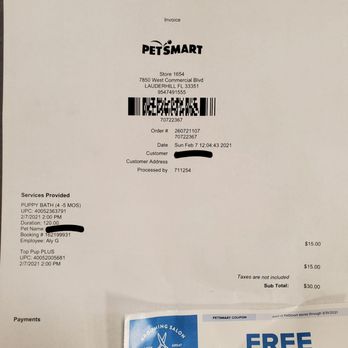 PetSmart - Free Puppy Bath coupon - Pet Groomers Near Me - Lauderhill, Florida PetSmart - Free Puppy Bath coupon - Pet Groomers Near Me - Lauderhill, Florida