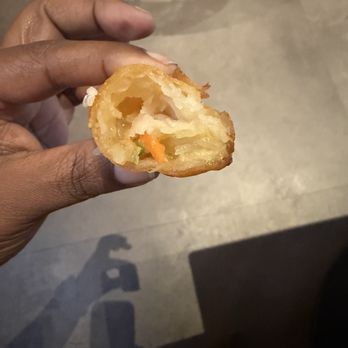 Fortune House - The inside of the egg roll - Chinese Near Me - Dallas, Texas