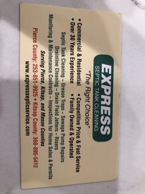 Express Septic Service Logo