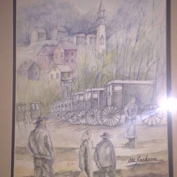Union Hotel Restaurant - Near the restroom is a drawing by a friend Ott Jackson lots of other local art there as well. - American Near Me - Port Deposit, Maryland