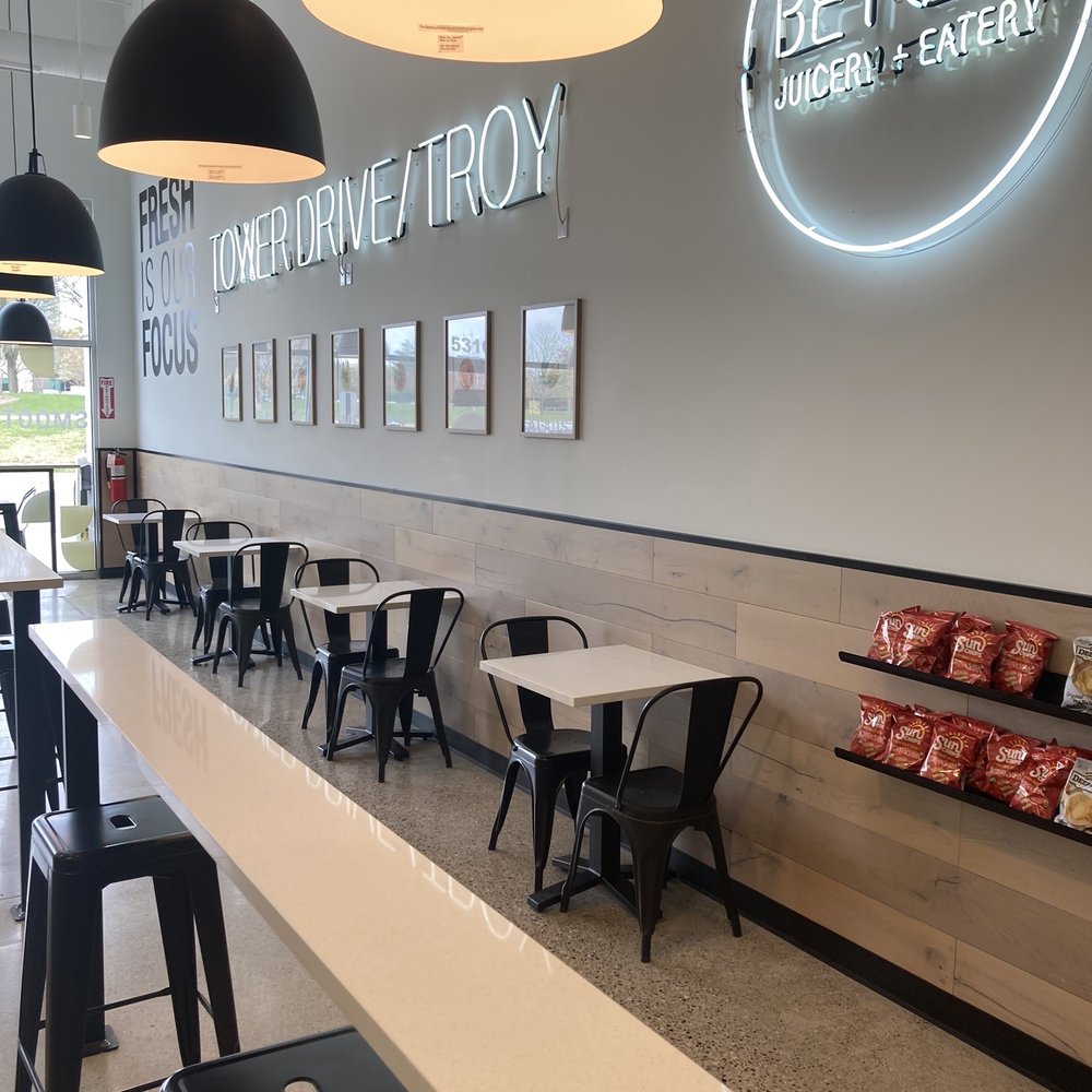 Inside of Juice Bar