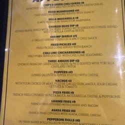 Niel’s Mi Amor - Menu