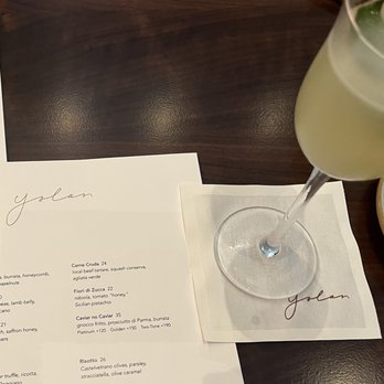 Yolan - A la carte menu and the Alloro e Limone - St. George California citrus vodka, liquore all'alloro, lemon, and simple syrup. - Italian Near Me - Nashville, Tennessee Yolan - A la carte menu and the Alloro e Limone - St. George California citrus vodka, liquore all'alloro, lemon, and simple syrup. - Italian Near Me - Nashville, Tennessee