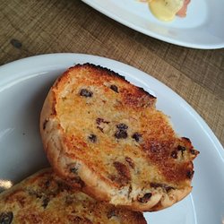 Servini's Cafe - Toasted tea cakes and eggs benedict with smoked salmon