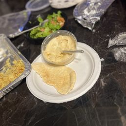Hummus and pita