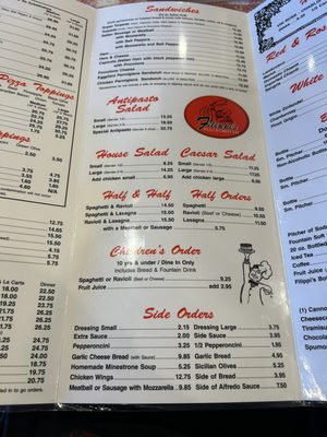 Menu photo 4 Filippi's Pizza Grotto Poway Poway, CA Menu photo 4 Filippi's Pizza Grotto Poway Poway, CA