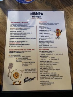 Menu photo 1 Champs Sports Pub Burbank, CA Menu photo 1 Champs Sports Pub Burbank, CA