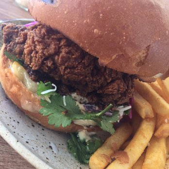 Bellagio Tuckshop - Southern fried chicken burger - Cafes Near Me - Bondi Junction, NSW Bellagio Tuckshop - Southern fried chicken burger - Cafes Near Me - Bondi Junction, NSW