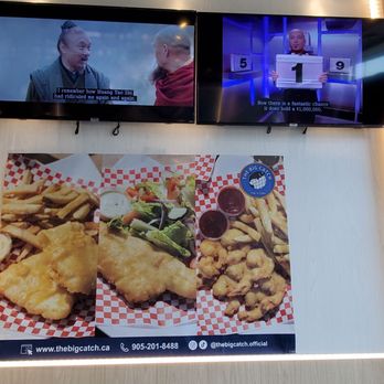 The Big Catch - Entertainment wall - Seafood Near Me - Markham, Ontario