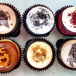 Smallcakes - Chocolate, red velvet, cookies n' cream, salted caramel crunch & peanut butter.
