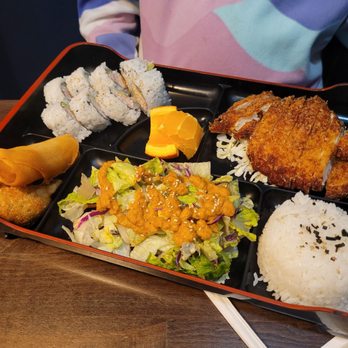 Spicy Tuna - Lunch special box with chicken katsu and California roll - Sushi Bars Near Me - Henderson, Nevada Spicy Tuna - Lunch special box with chicken katsu and California roll - Sushi Bars Near Me - Henderson, Nevada