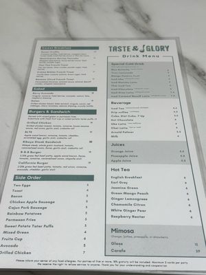 Menu photo 2 Taste & Glory San Mateo, CA Menu photo 2 Taste & Glory San Mateo, CA